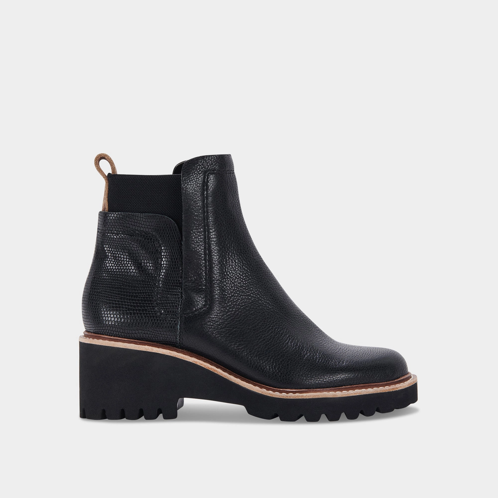 Huey H2O Boots Black Leather Subtle Impact Modern Movement Gear