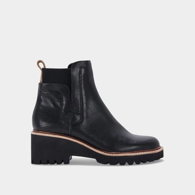 Huey H2O Boots Black Leather Subtle Impact Modern Movement Gear