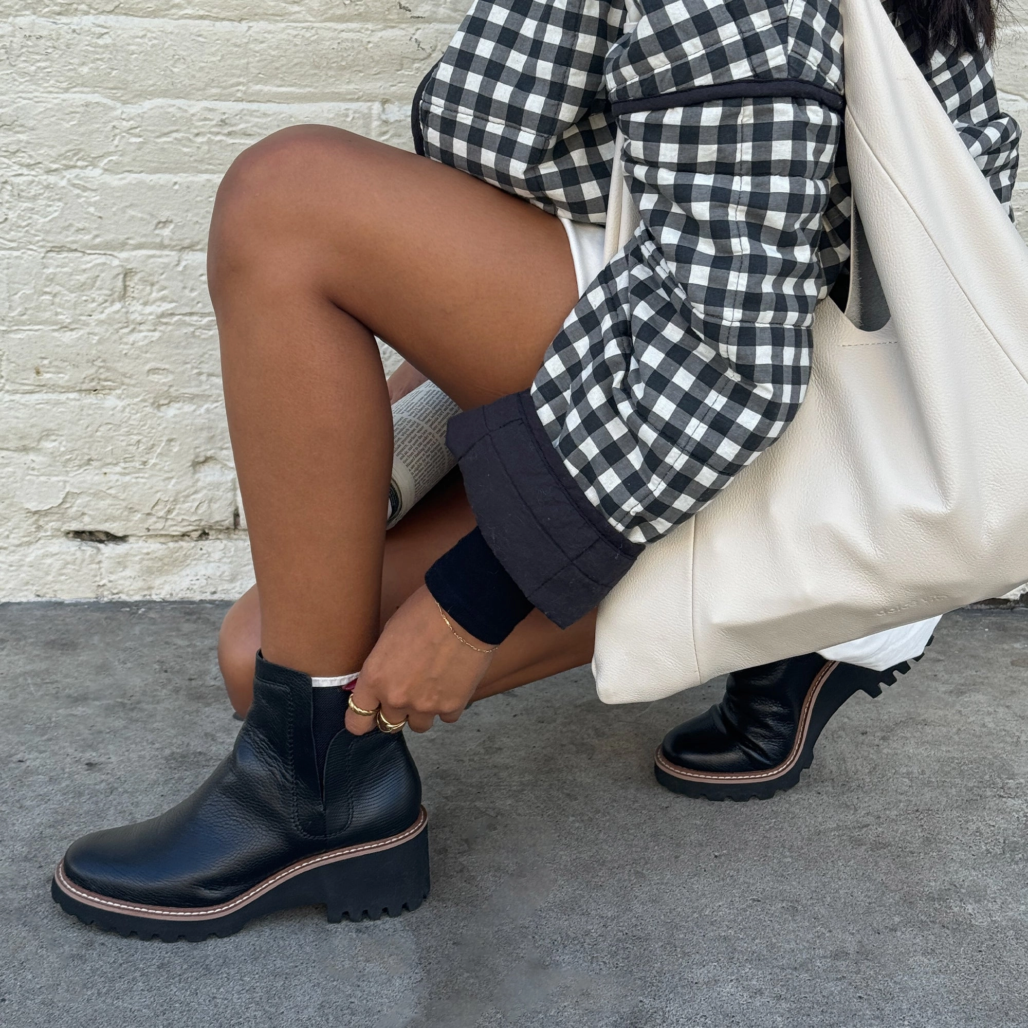 Go-Easy Gear Daily Designwear Huey H2O Boots Black Leather