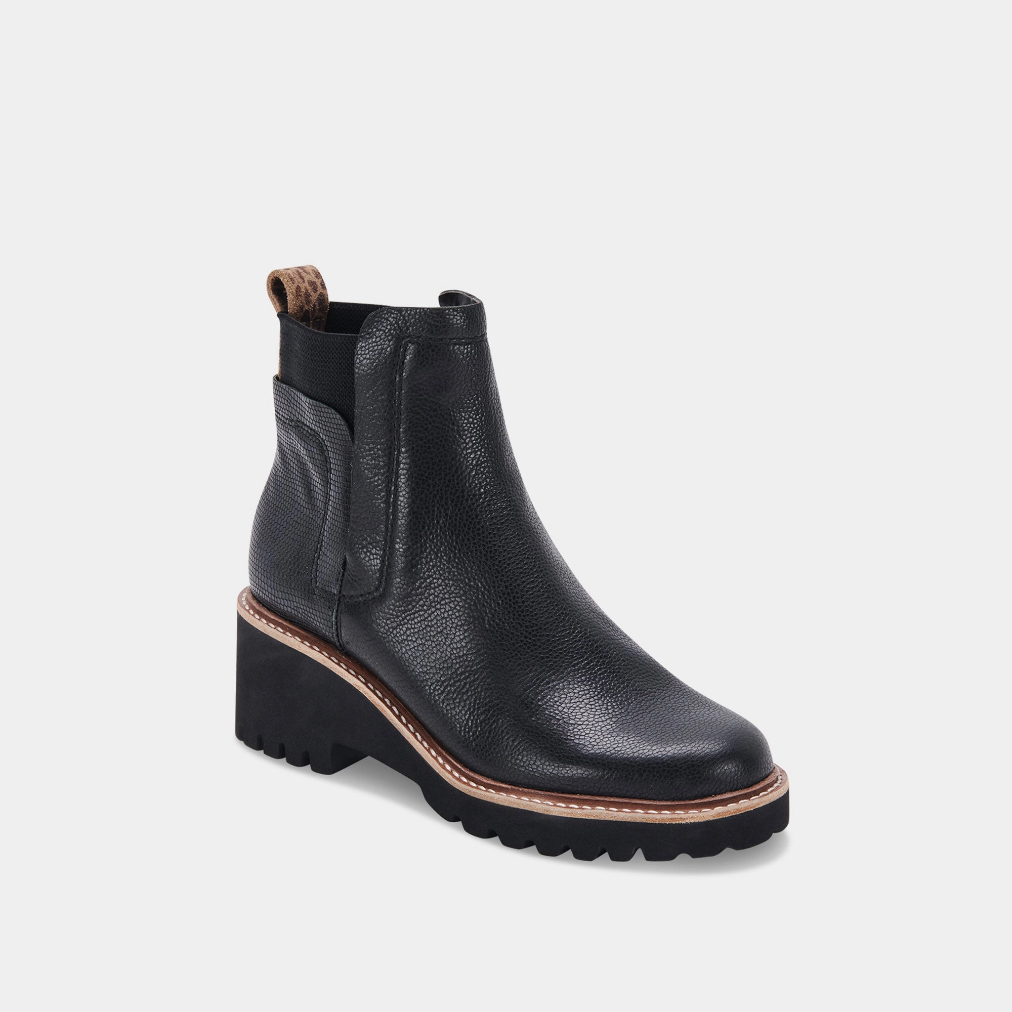 Clean City Core Huey H2O Boots Black Leather