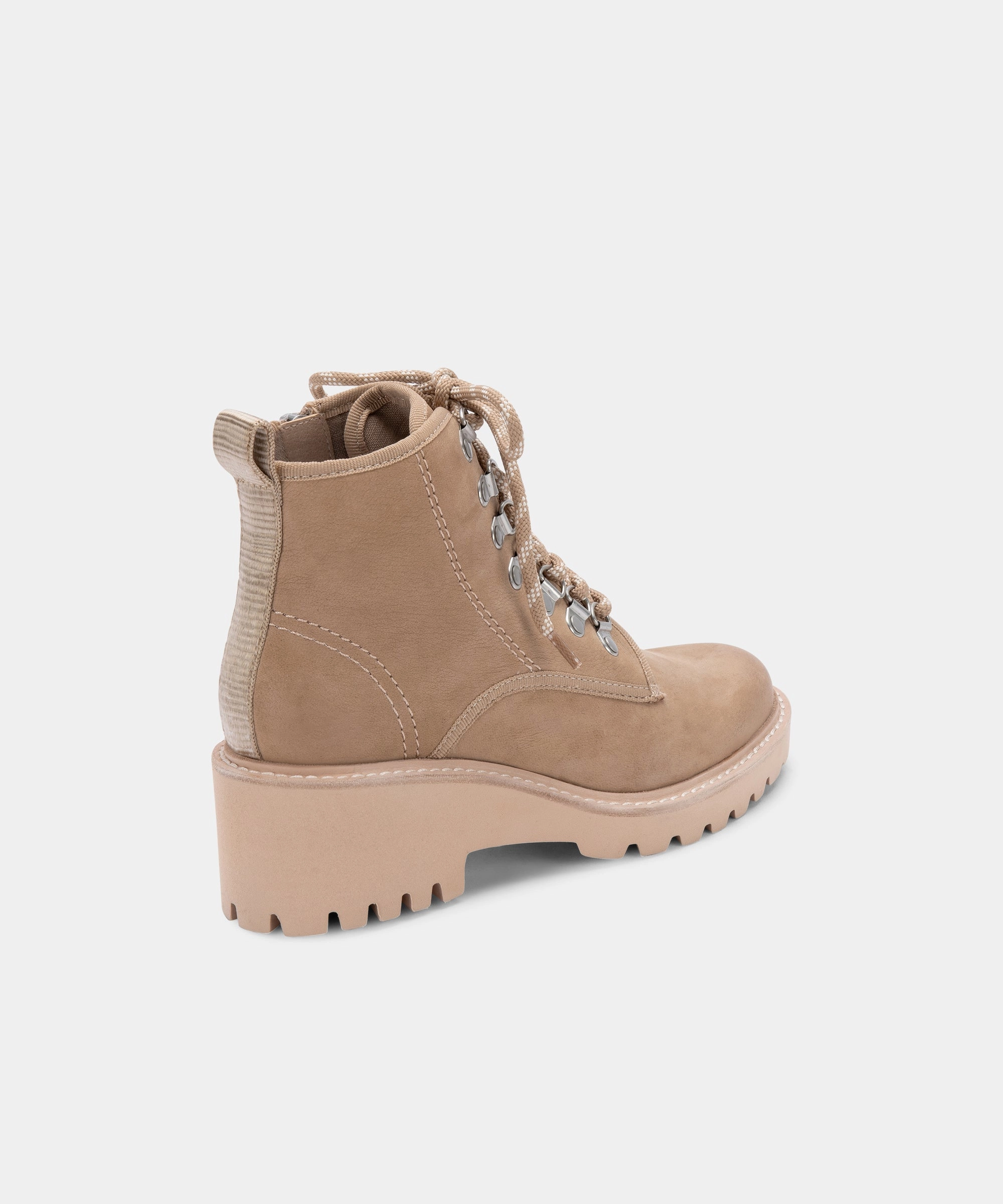 Huey Hiker Boots Mushroom Nubuck Sleek Comfortwear