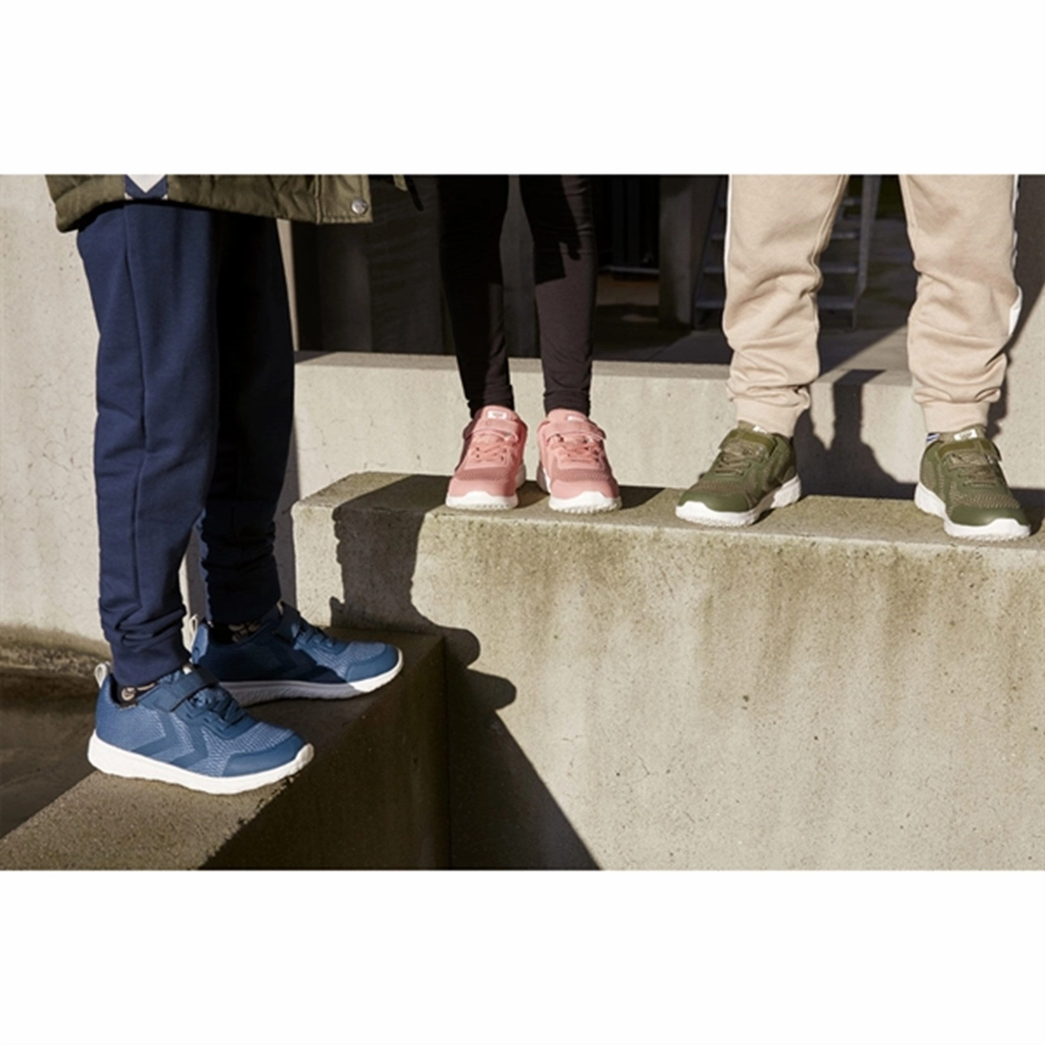 Hummel Actus Tex Sneakers Jr Pink City Uniform Evolved Form