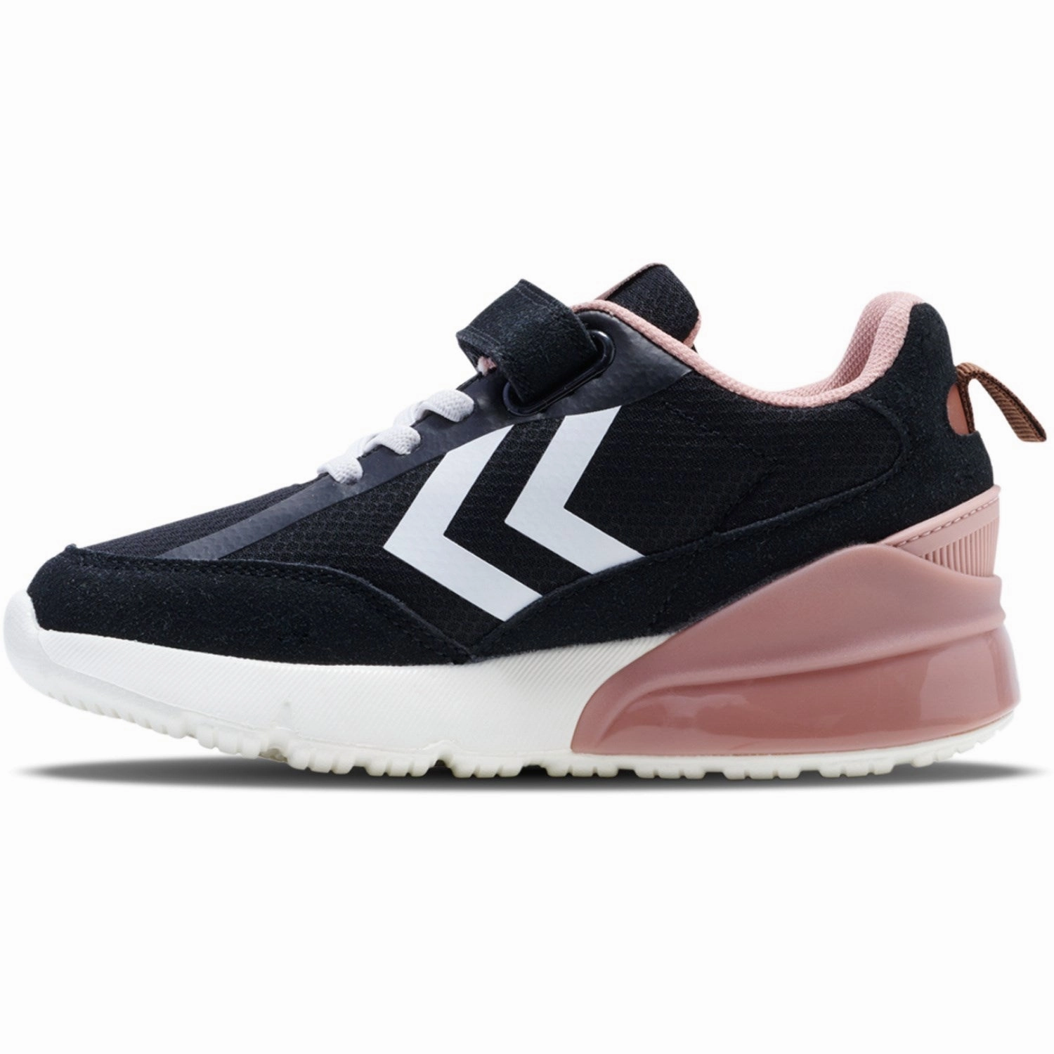Timeless Motion Essentials, Upgraded Hummel Black/Pink Daylight Jr Sneakers
