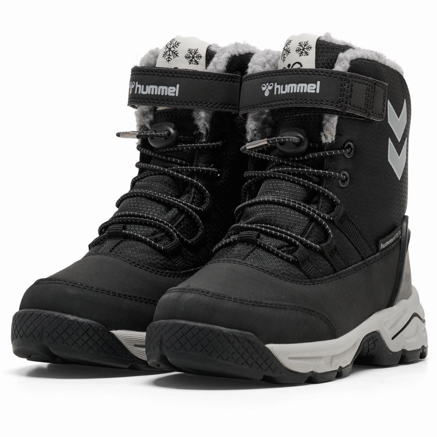 Hummel Black Snow Boot Tex Jr Clean Dailywear Lightweight Presence