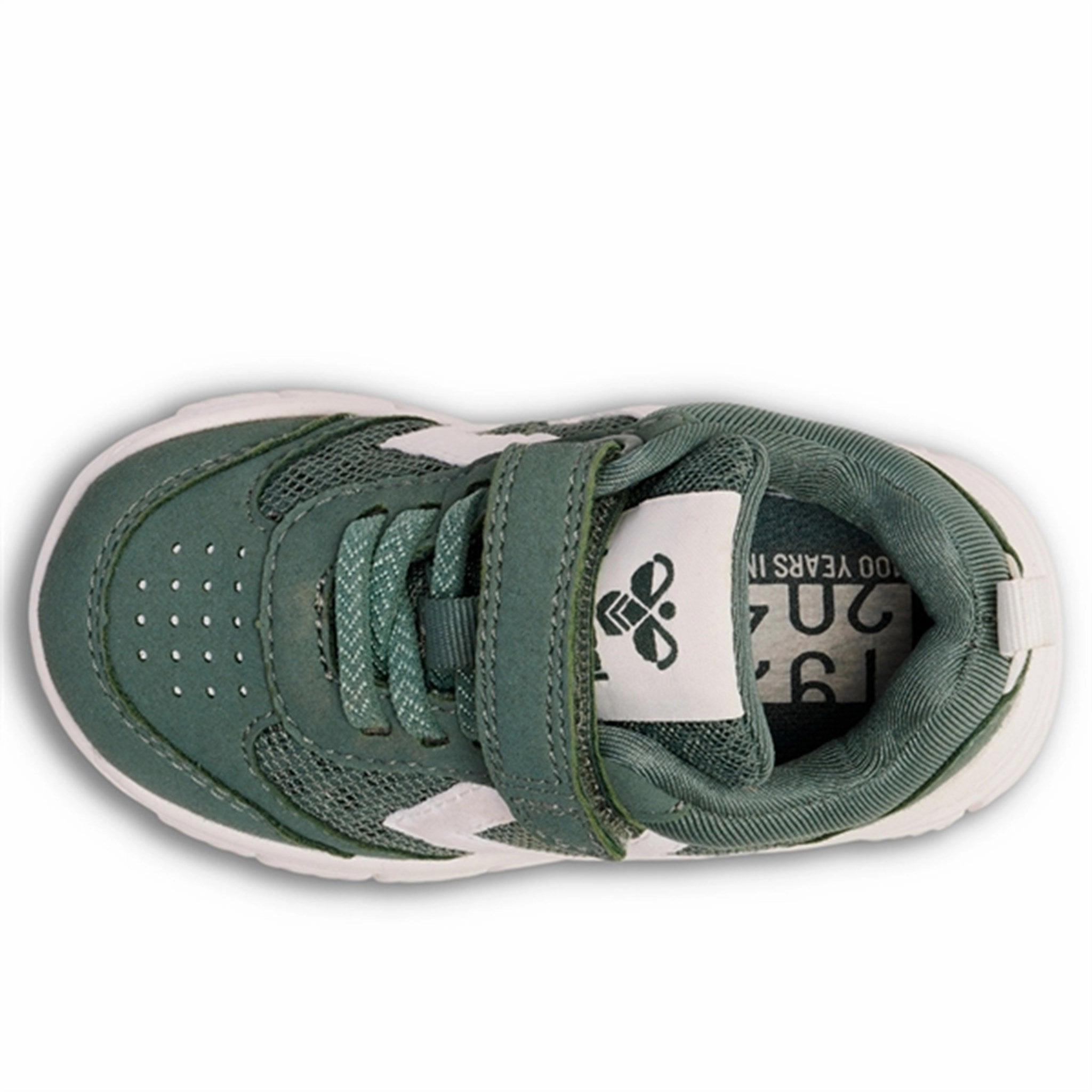 Essentials, Upgraded Subtle Evolution Hummel Crosslite Infant Sneakers Laurel Wreath
