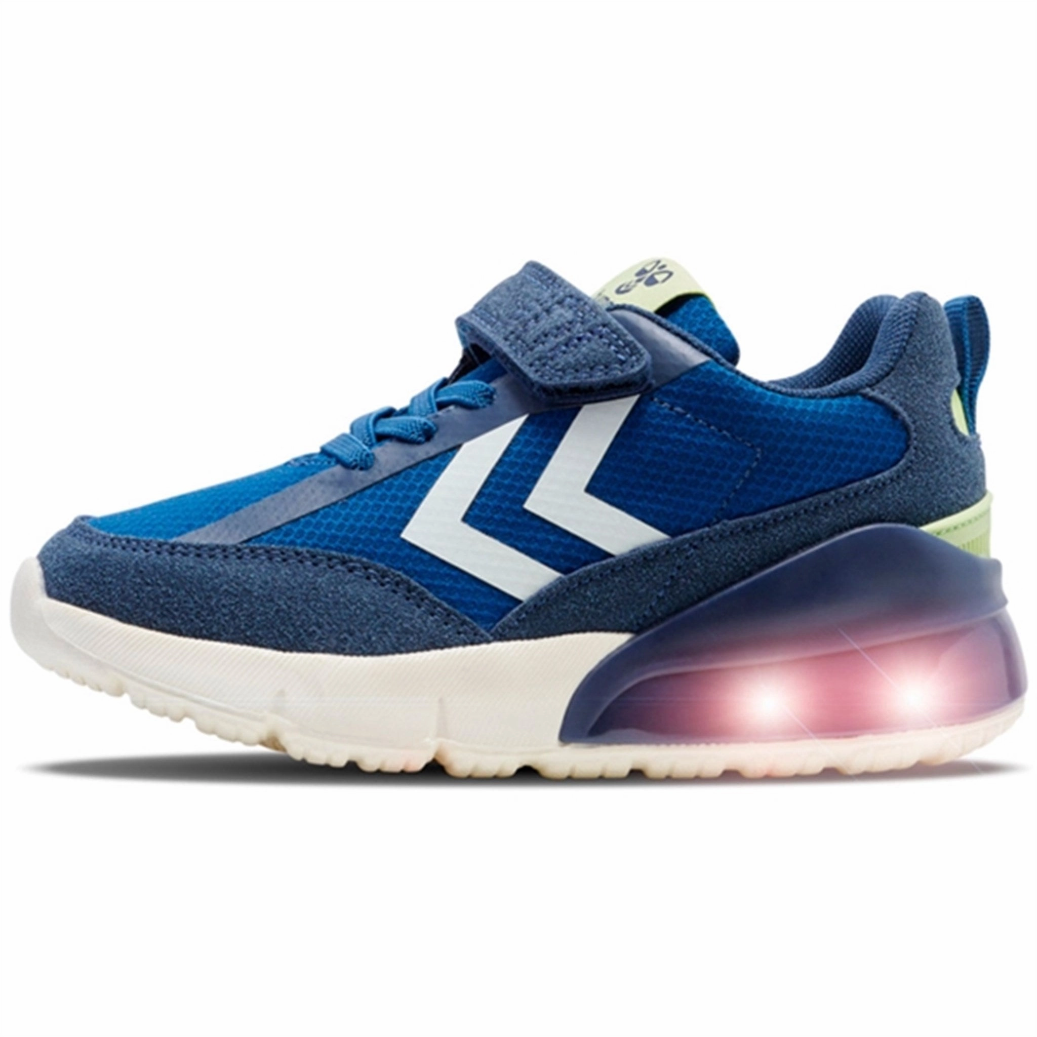 Hummel Daylight Jr Sneakers White/Navy/Green Move Smarter Bold Form