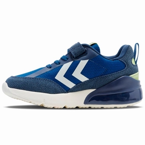 Hummel Daylight Jr Sneakers White/Navy/Green Designed To Shift Crafted Quality