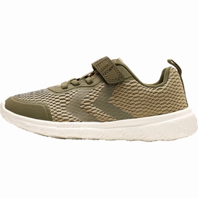 Future-Ready Hummel Deep Lichen Green Actus Recycled Jr Sneakers