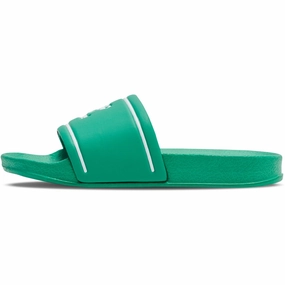 Precision Comfort Motion In Mind Hummel Green/White Pool Slide Jr