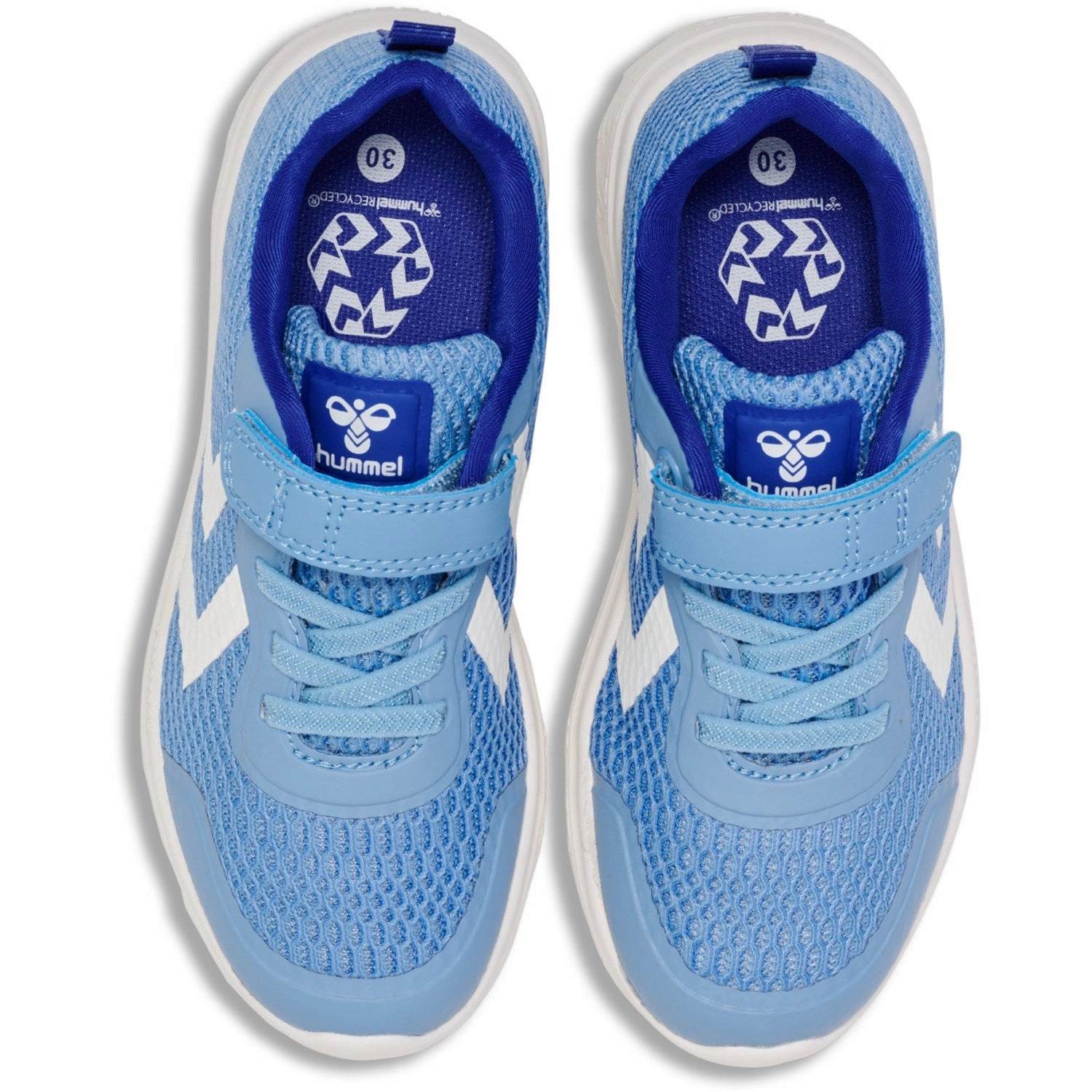 Timeless Motionwear Style Forward Hummel Lichen Blue Actus Recycled Jr Sneakers