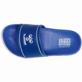 Hummel Pool Slide Jr Sandal Dazzling Blue Shaped For Today