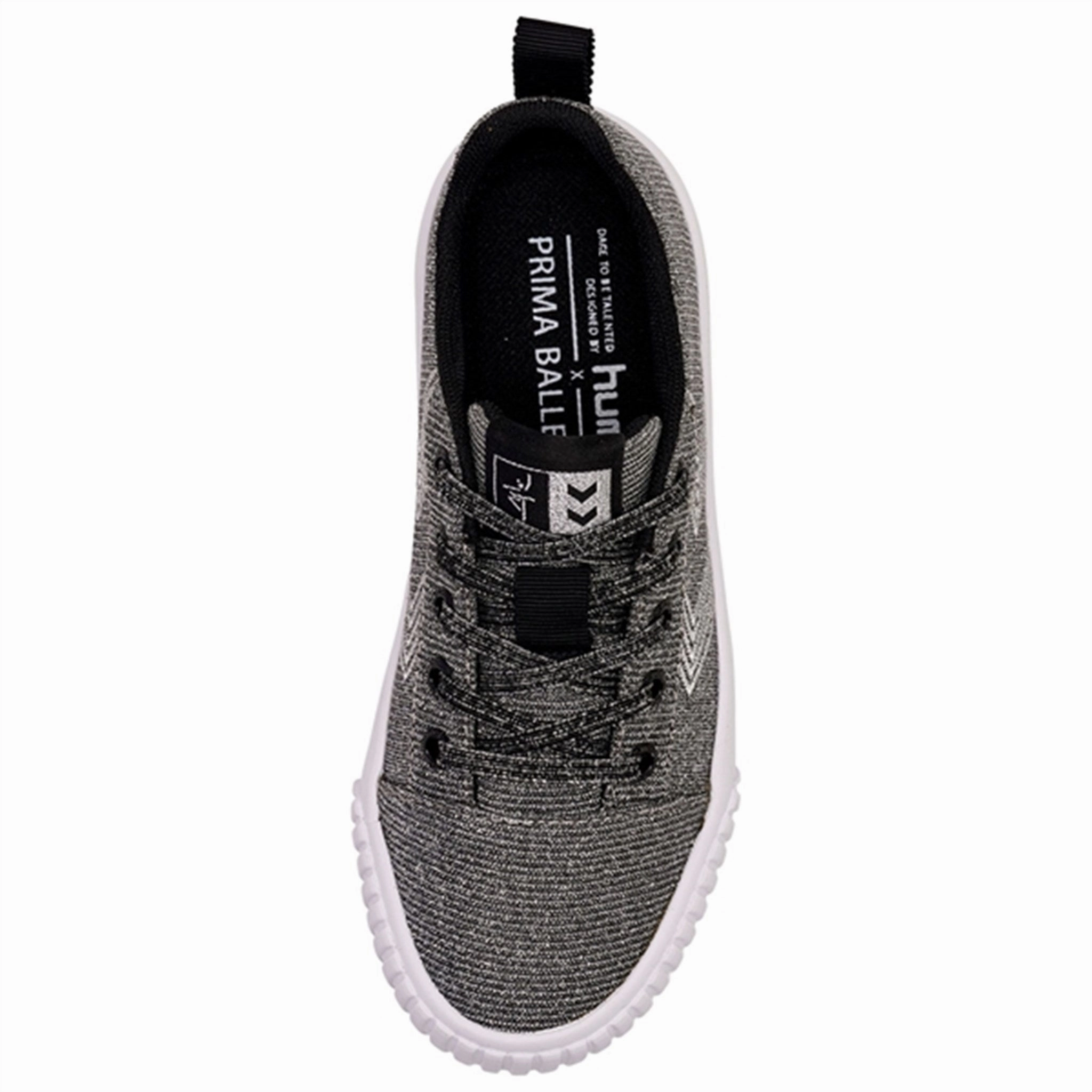 Hummel Prima Base Court Point Black Glitter Sneakers Cool Fitwear Vibe-Proof