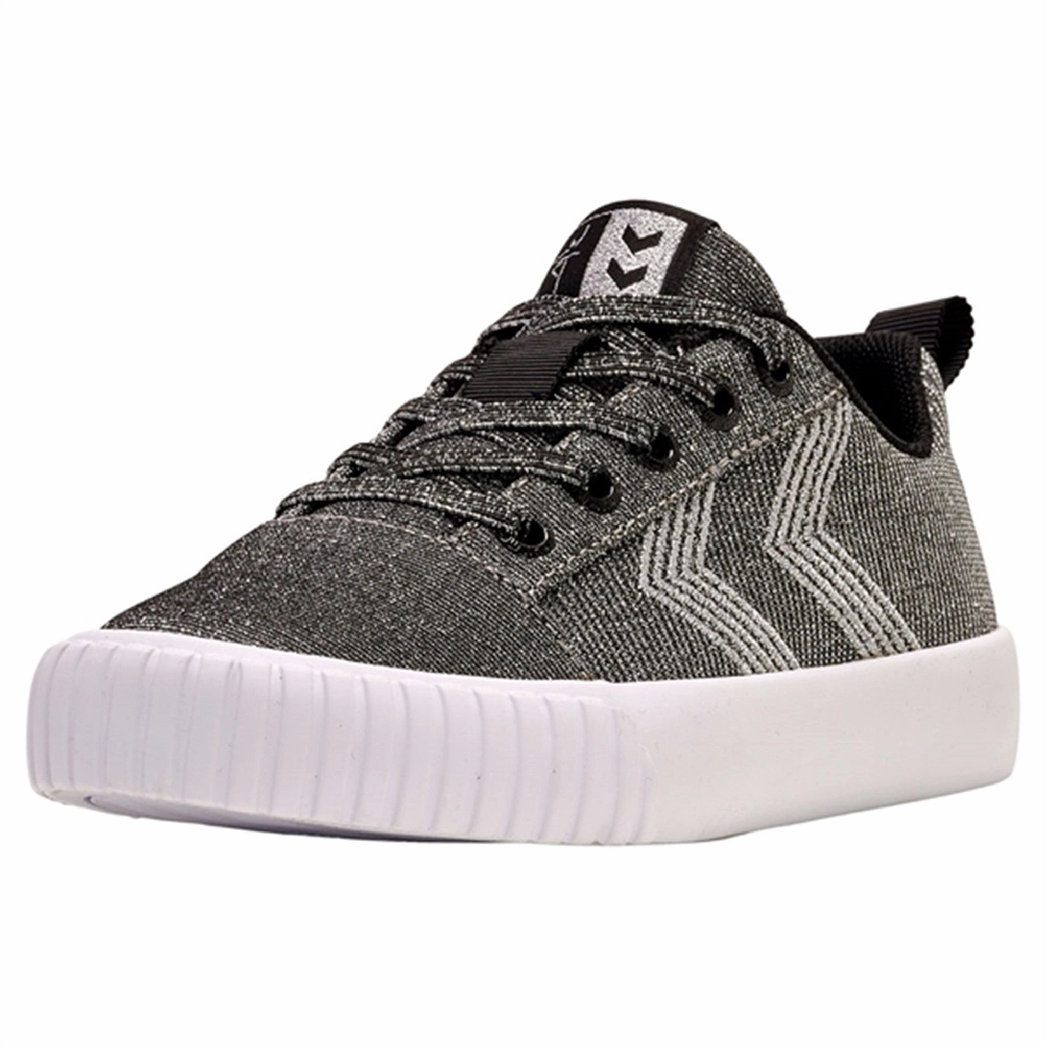 Fit To Adapt Sleek Vibes Hummel Prima Base Court Point Black Glitter Sneakers