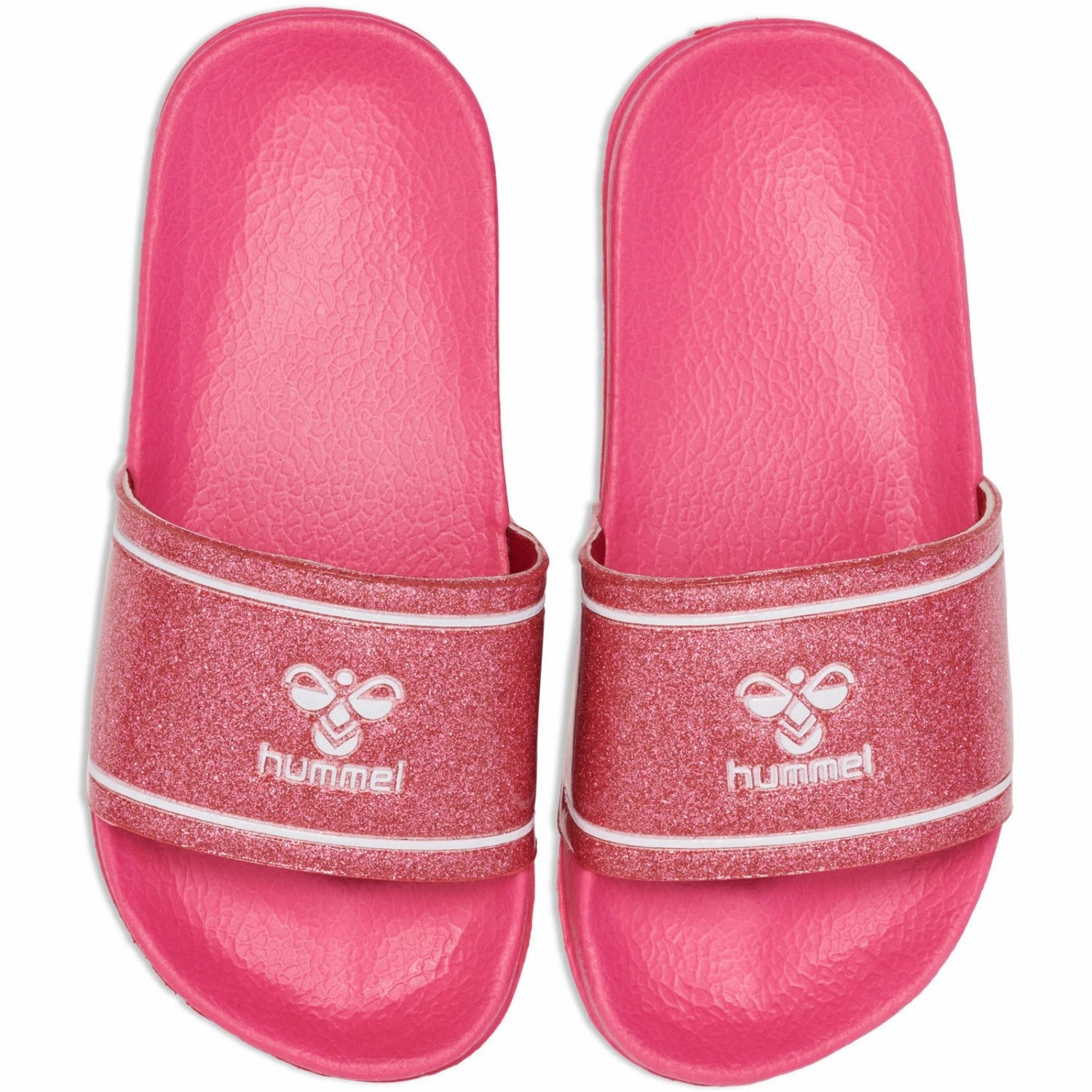 Move-Ready Looks Hummel Raspberry Pool Slide Glitter Jr