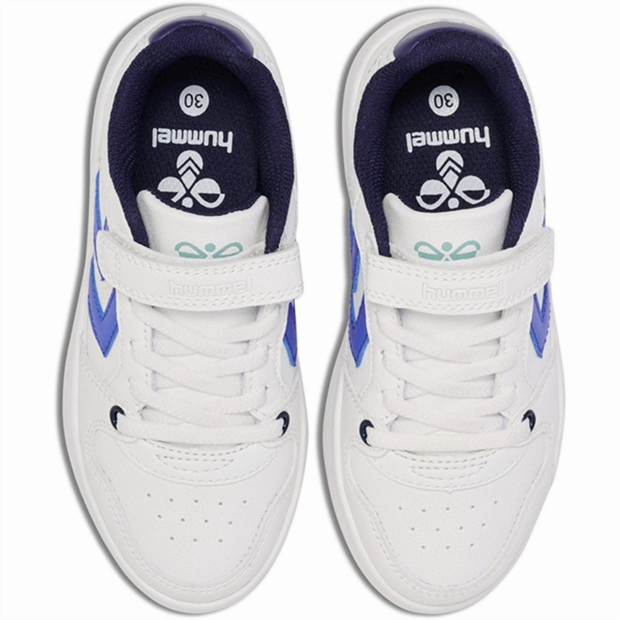 Your Daily Function Clean Aesthetic Hummel St. Power Play Jr Sneakers White/Black Iris