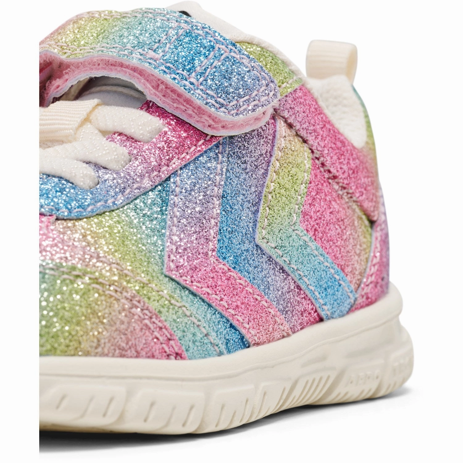 Hummel White/Multicolor Crosslite Glitter Infant Sneakers Unisex Rhythm