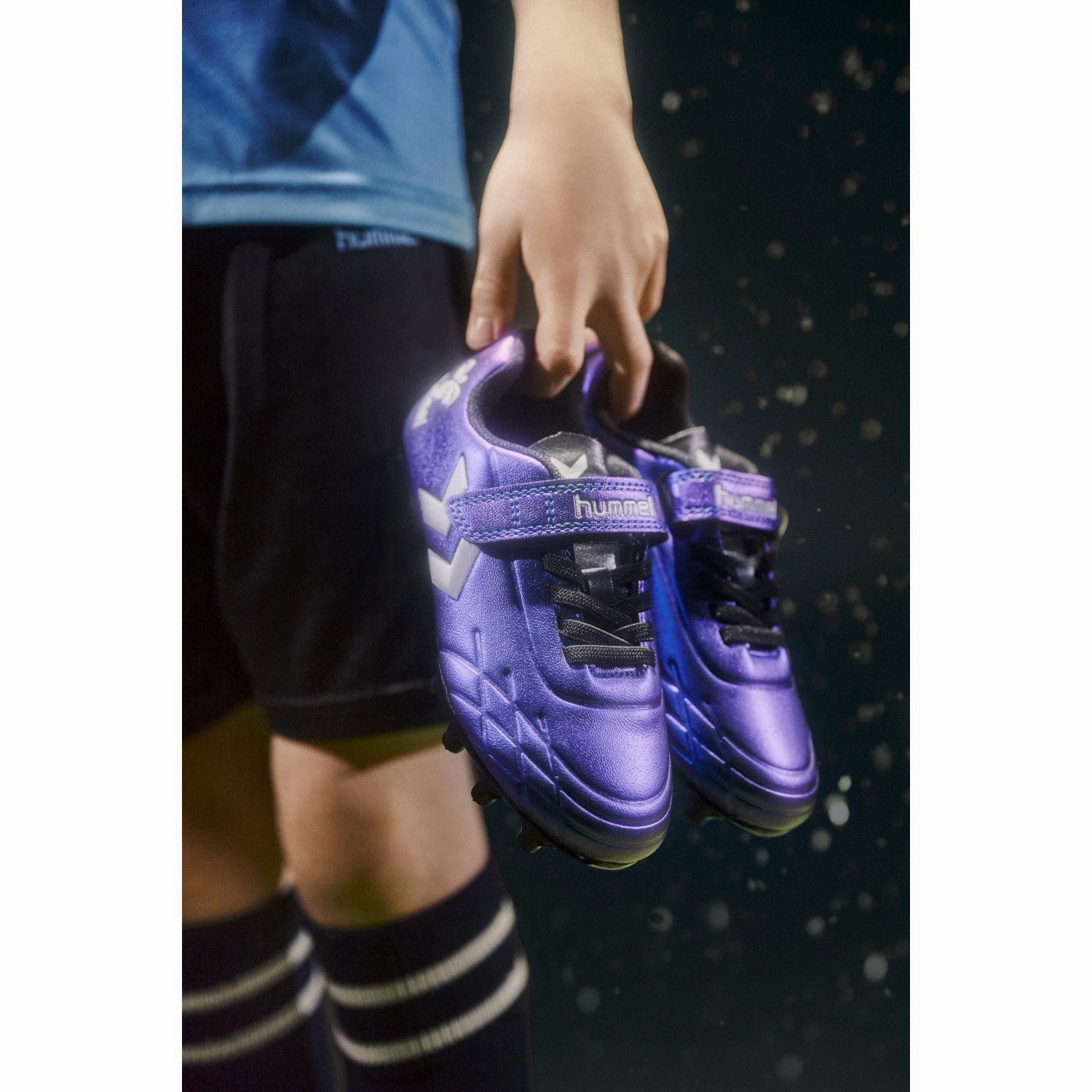 Ready For Rhythm Hummel White/Multicolor Top Star F.G. Jr Football Boots