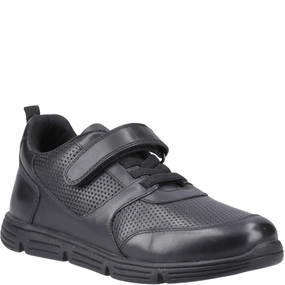 Hush Puppies Alfie Bungee Junior School Shoes Functional Calm