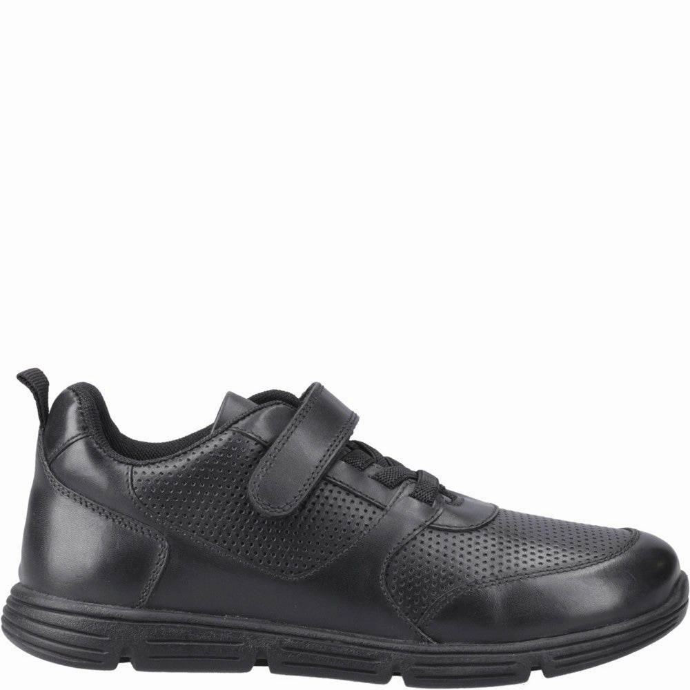 Motion-Driven Functional Ease Hush Puppies Alfie Bungee Xl Senior School Shoes