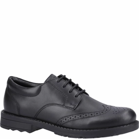Hush Puppies Brian Junior School Shoes Modular Uniform Crafted Silhouette