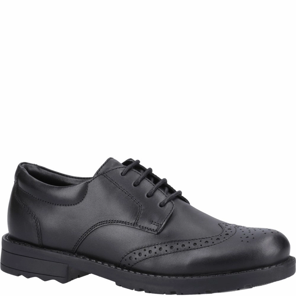 Hush Puppies Brian Junior School Shoes Modular Uniform Crafted Silhouette