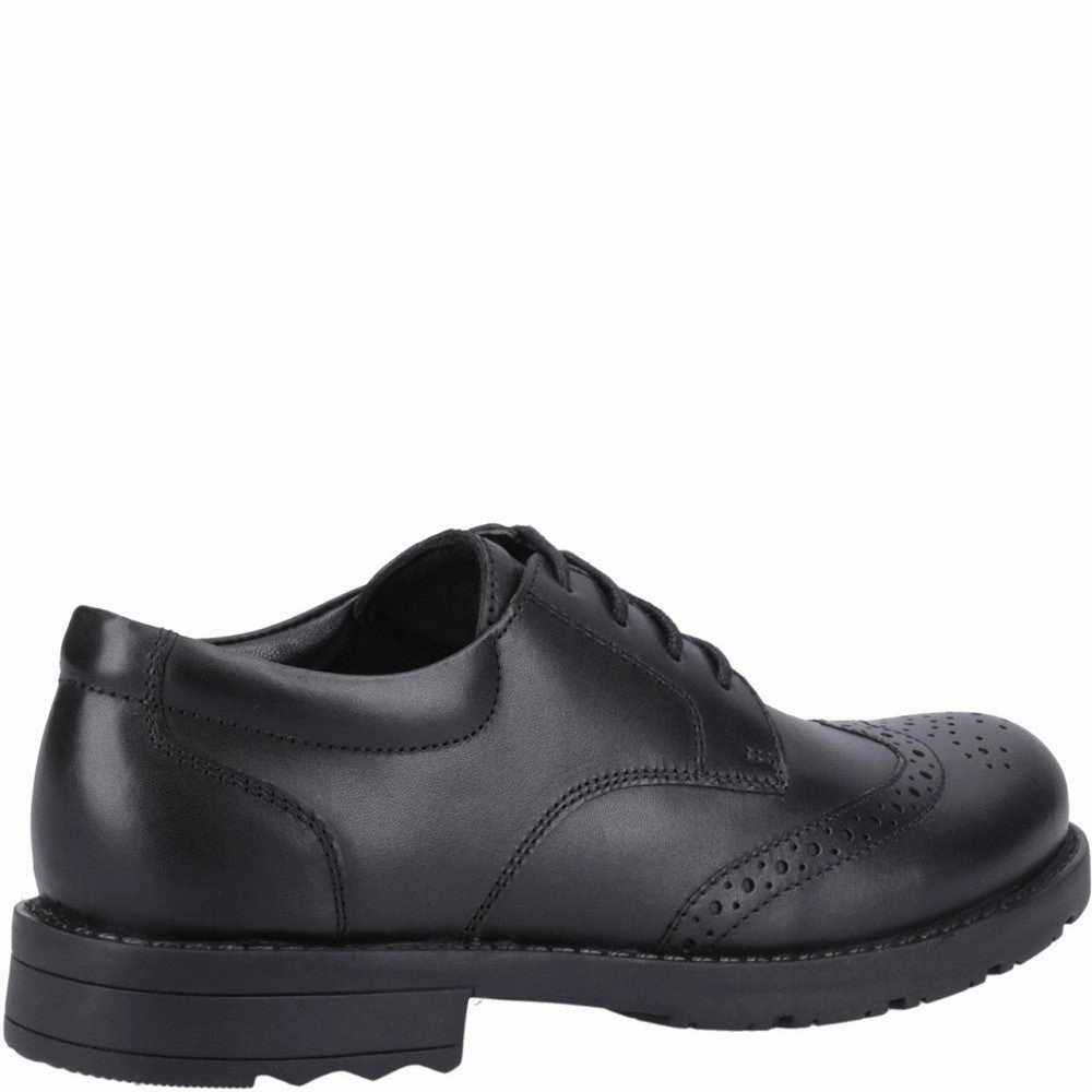 Hush Puppies Brian Junior School Shoes Crafted For Calm Universal Fit