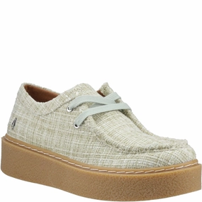 Structured Motion Fluid Lifestyle Hush Puppies Bridie Textile Mocc Toe