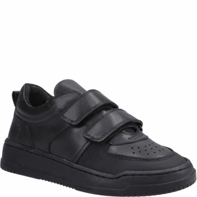 Smart Function Motion Simplicity Hush Puppies Daxton Touch Fastening Xl Senior School Shoes