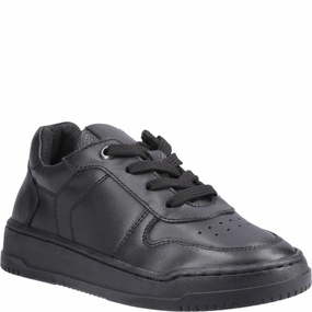 Modern Momentum Coolly Crafted Hush Puppies Dougie Lace Junior School Shoes