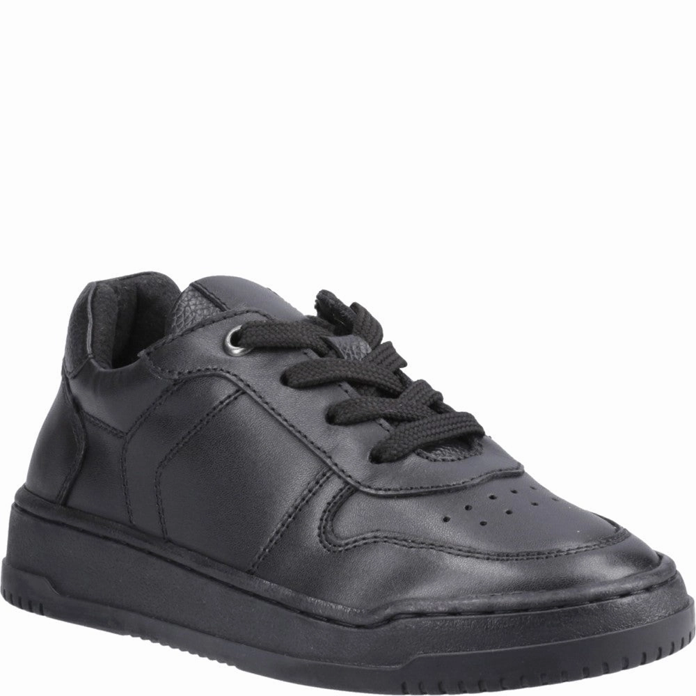 Modern Momentum Coolly Crafted Hush Puppies Dougie Lace Junior School Shoes