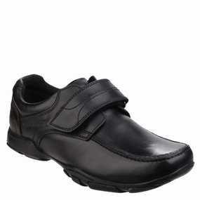 Hush Puppies Freddy Single Fit Junior School Shoes Cool Minimalism Edge And Ease