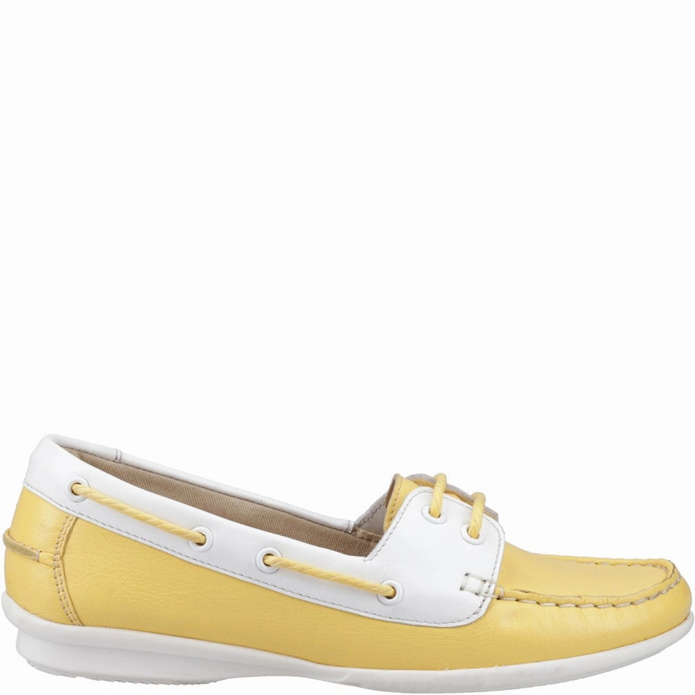 Refined And Raw Hush Puppies Irene Boat Shoe