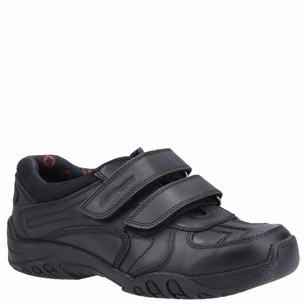 Hush Puppies Jezza 2 Touch Fastening Senior School Shoes Free To Move
