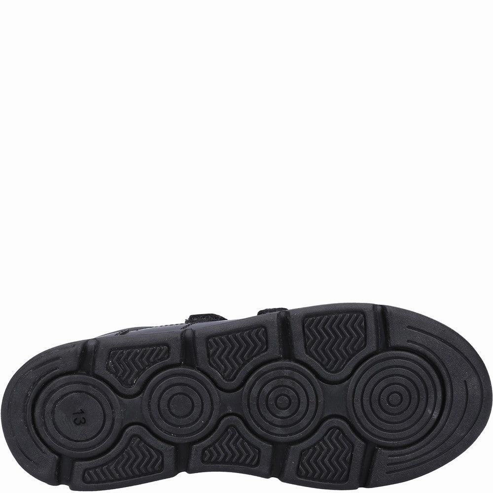 Ease Daily Tone-Driven Hush Puppies Lucas Junior School Shoes