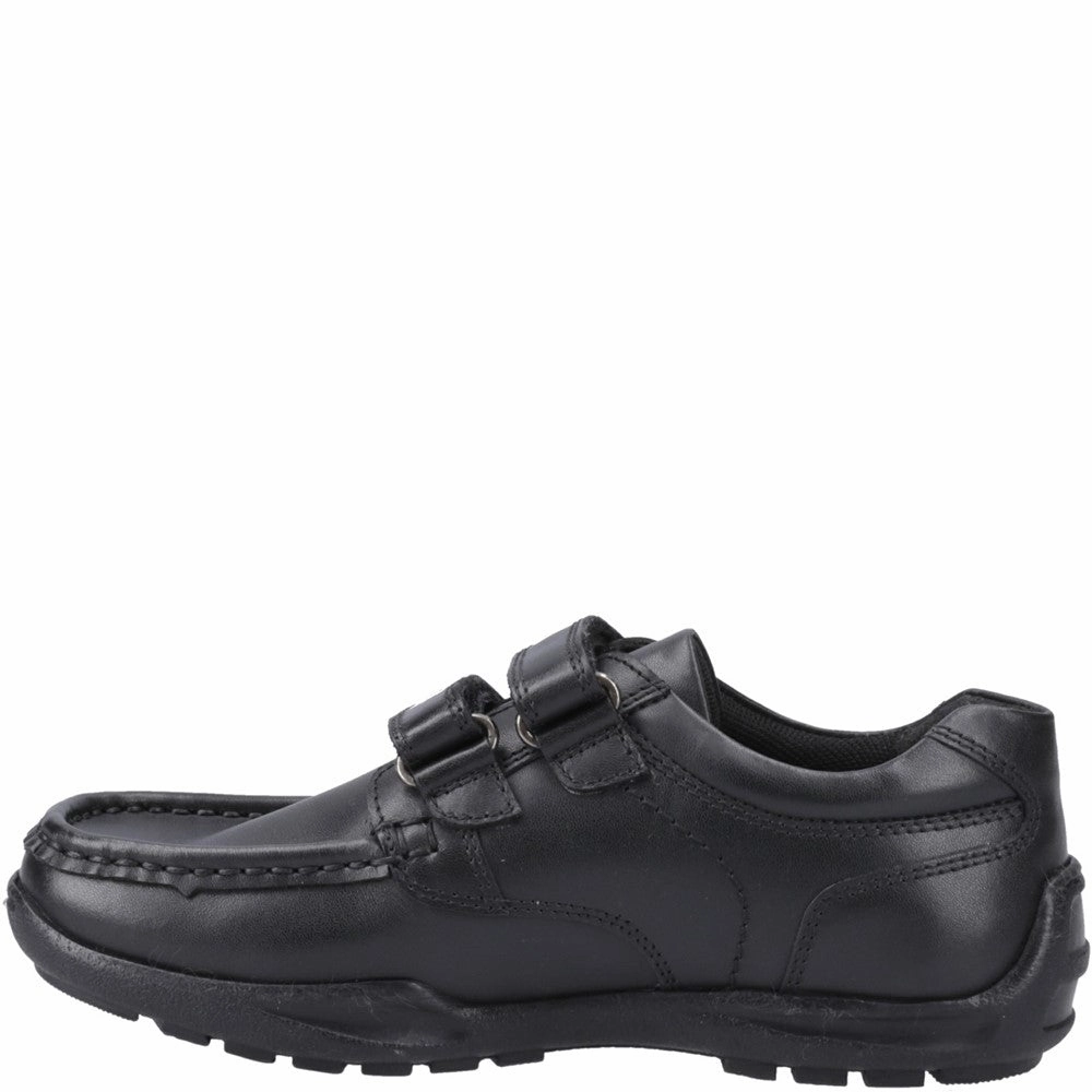 Hush Puppies Maddox Touch Fastening Senior School Shoes Contemporary Flow