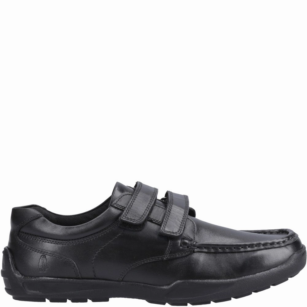 Dayflow Gear Hush Puppies Maddox Touch Fastening Senior School Shoes