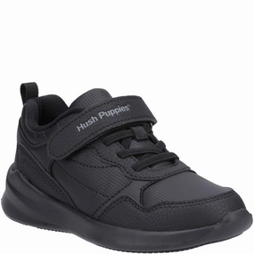 Hush Puppies Marling Bungee Lace Xl Senior School Shoes Quiet Attitude City-Layered