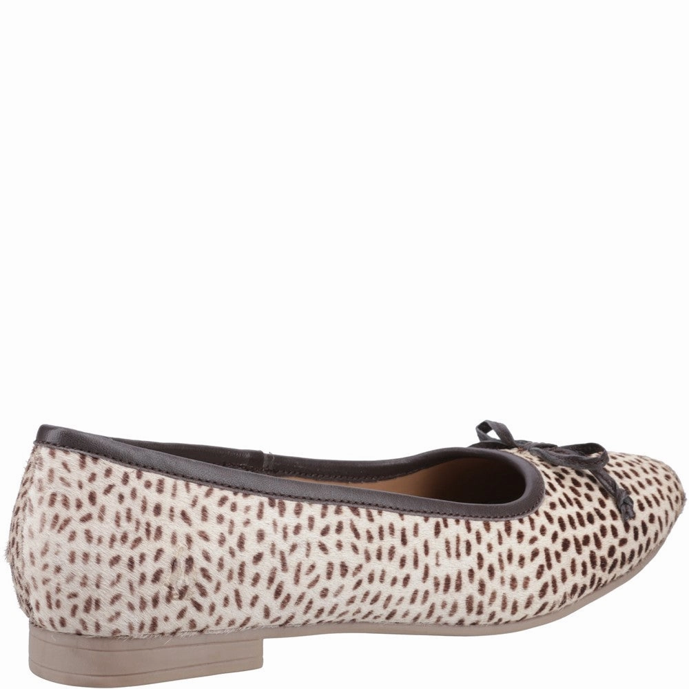 Soft Structure Hush Puppies Naomi Suede Ballet Shoes