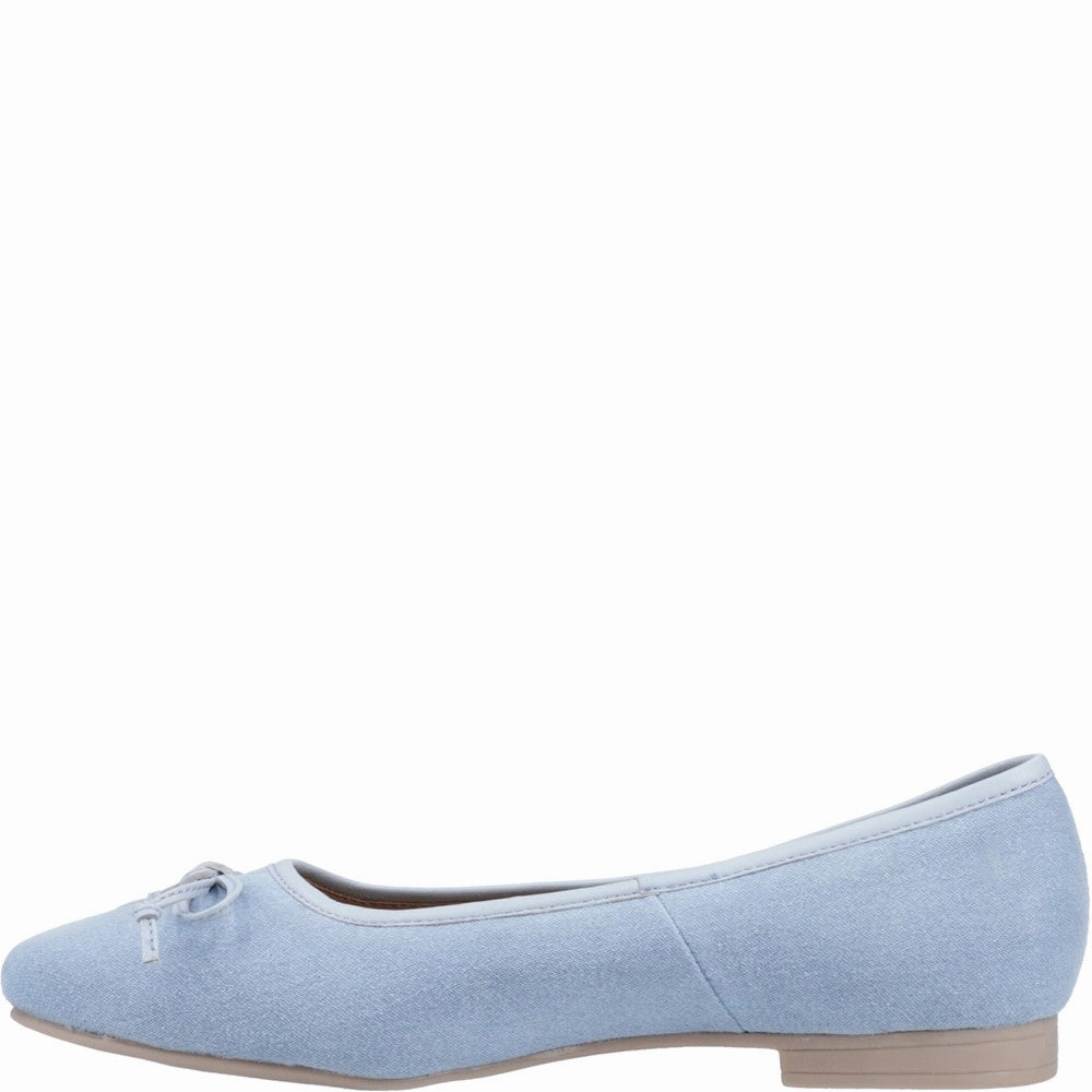 Hush Puppies Naomi Textile Ballet Cool And Clean