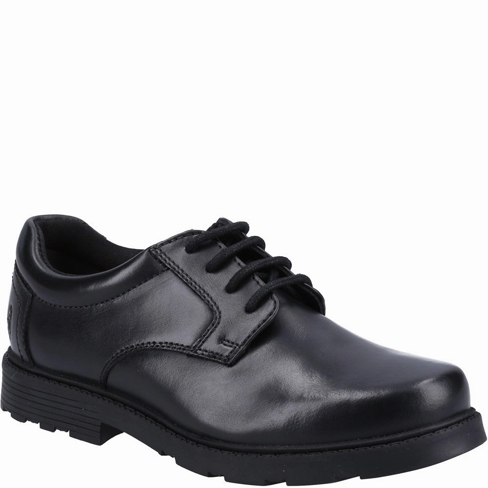 Hush Puppies Oliver Senior School Shoes Uncomplicated Fit Adaptive Gear