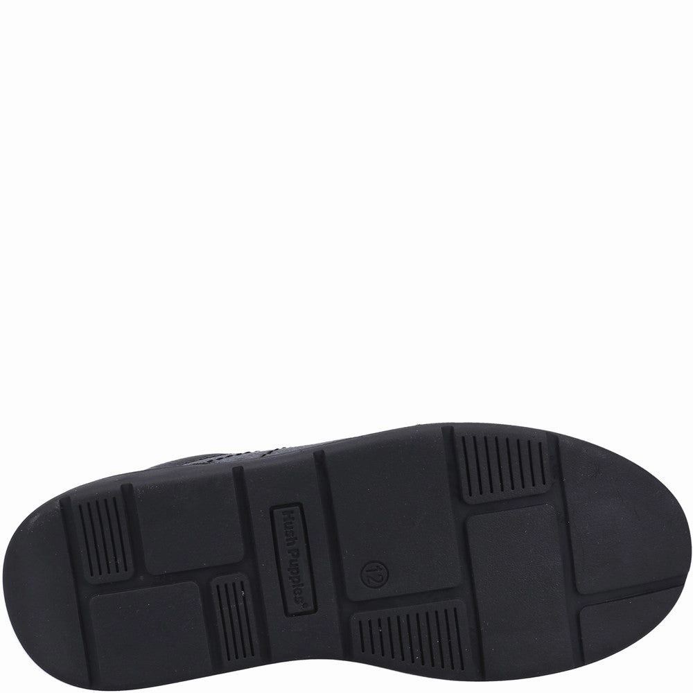 Street-Ready Balanced Design Hush Puppies Robert Senior School Shoes
