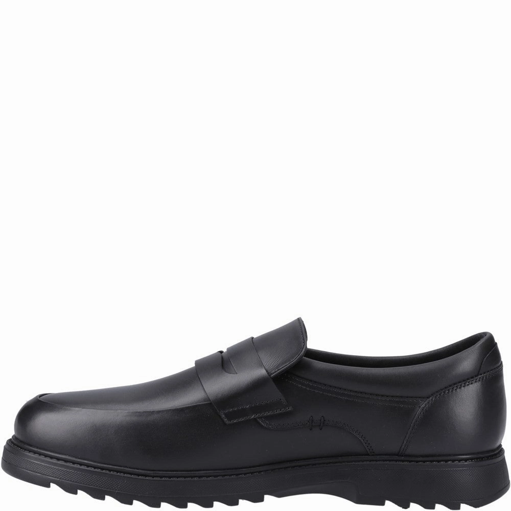 Quiet Statement Updated Rhythm Hush Puppies Rocco Loafer Senior School Shoes