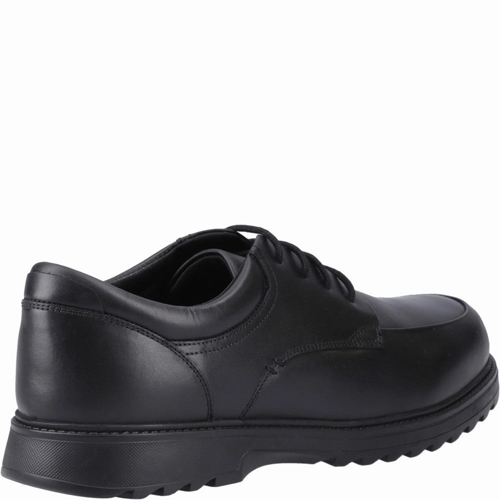 Sleek Comfortwear Hush Puppies Romeo Lace Up Xl Senior School Shoes