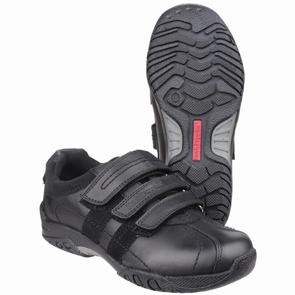 Move-Fit Hush Puppies Seb Junior School Shoe