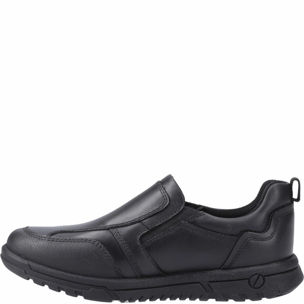 Precision Lifestyle Hush Puppies Sergio Junior School Shoes