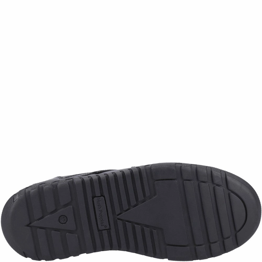 Subtle Style Gear Hush Puppies Spencer Junior School Shoes