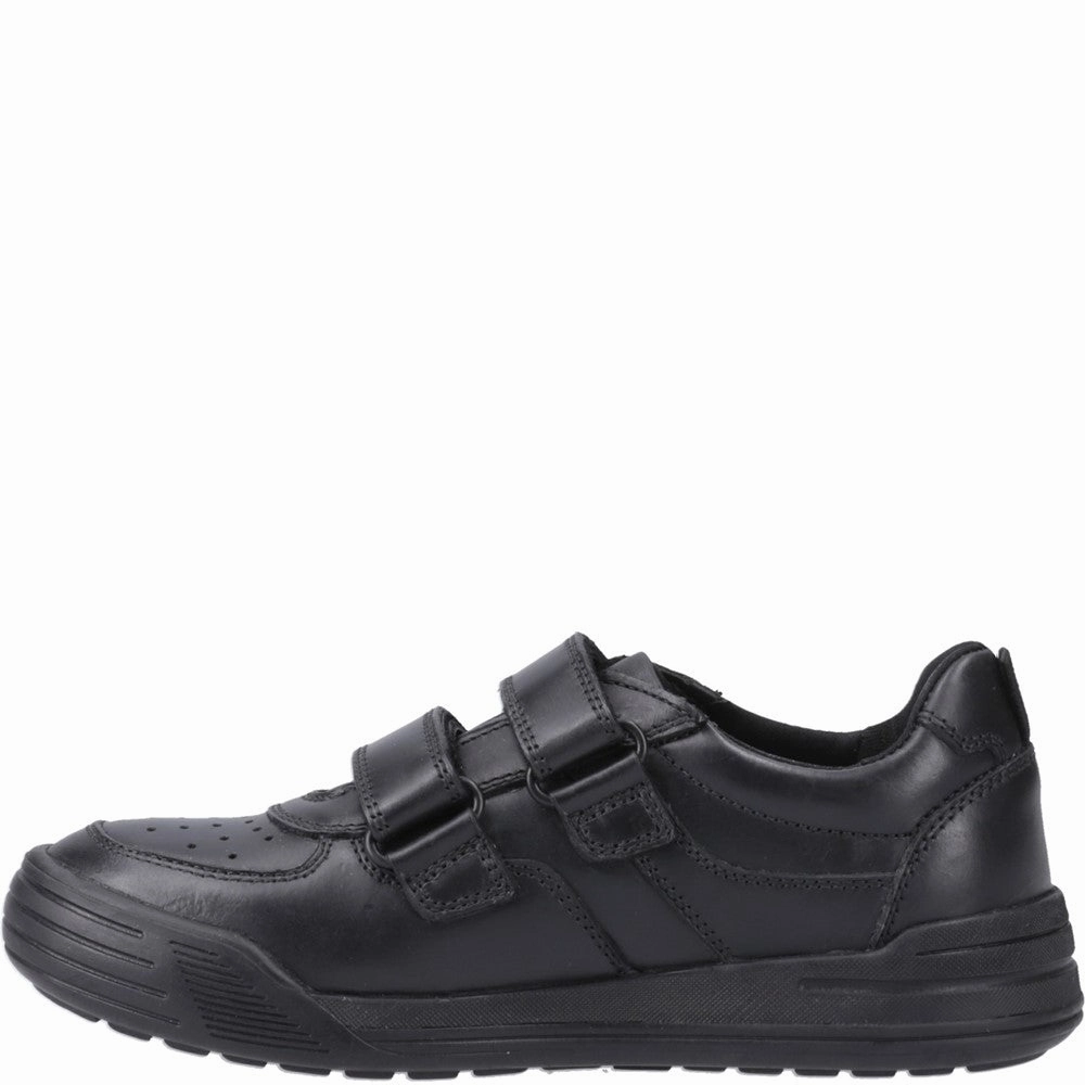 Hush Puppies Sully Touch Fastening Junior School Shoes Elevated Layers