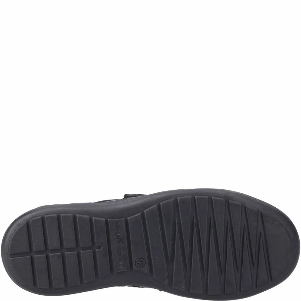 Urban Flowwear Hush Puppies Sully Touch Fastening Junior School Shoes