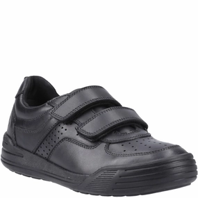 Constant Vibe Hush Puppies Sully Touch Fastening Junior School Shoes