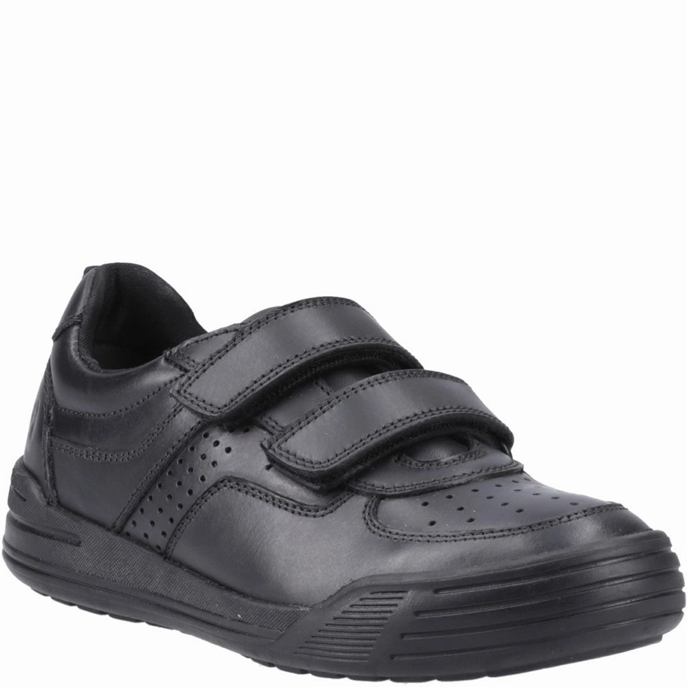 Constant Vibe Hush Puppies Sully Touch Fastening Junior School Shoes